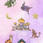 Jasmine Princess  vinyl Pen Wrap