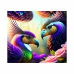 3D Birds 01 Sublimation Tumbler Wrap 20oz