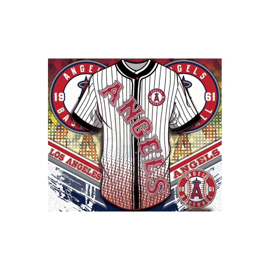 B77944C8-2E0D-4B6E-B97B-C3055862D5E3 LA Baseball 02 Sublimation Tumbler Wrap 20oz - Image 1