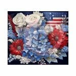 Flowers And Flag 02 Sublimation Tumbler Wrap 20oz