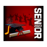 Senior 2023  Sublimation Tumbler Wrap 20oz