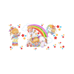 Rainbow Girl 02 Libbey Wrap Vinyl 16oz