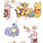 Baby Pooh and Friends Pen Wrap UVDTF