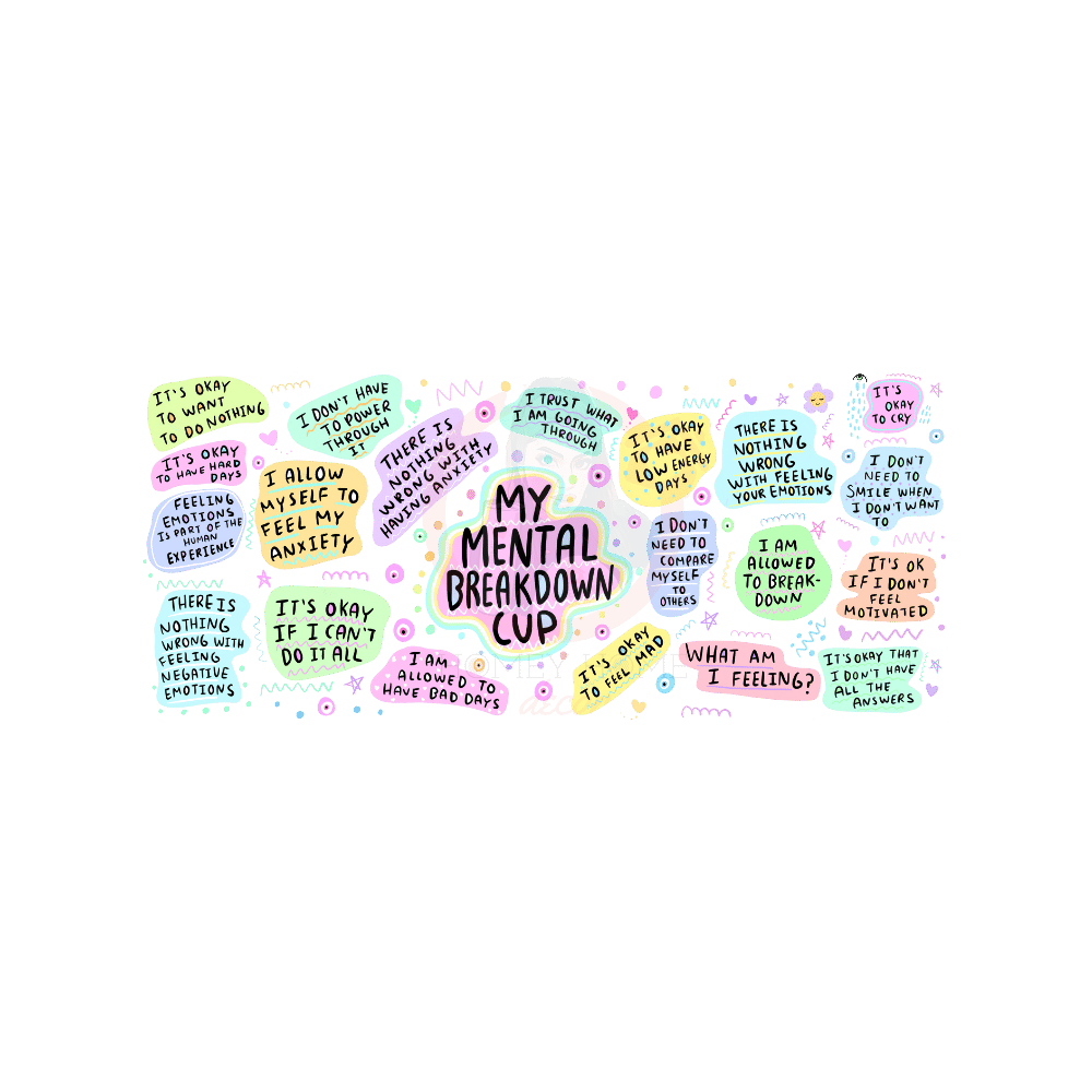 Untitled design - 2023-05-31T175736.667 My Mental Breakdown Sublimation Libbey Wrap 16oz - Image 1