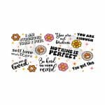 Mental Health Quotes Sublimation Libbey Wrap 16oz