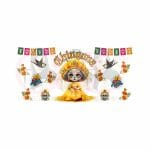 Chingona Catrina 02 Sublimation Libbey Wrap 16oz