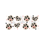 Concha Cow  Libbey Wrap 16 oz UVDTF