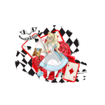 Alice Checkered Decal UVDTF