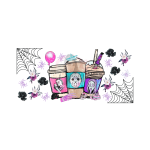 Los Malos Cafecitos Libbey Wrap UVDTF