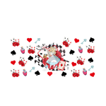 Alice Checkered Libbey Wrap UVDTF