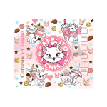 Marie Cafecito Sublimation Tumbler Wrap 20oz