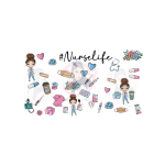 Nurse Life 002 Sublimation Libbey Wrap 16oz