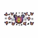 Glow Pumpkin Libbey Wrap UVDTF