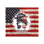 American Mom Sublimation Tumbler Wrap 20oz