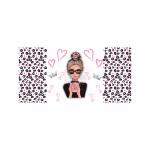 Blonde Boss Babe 01 Libbey Wrap UVDTF