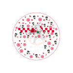 Kitty Targetrun Libbey Lid Decal