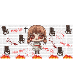 La Muneca Mala Libbey Wrap 16 oz UVDTF