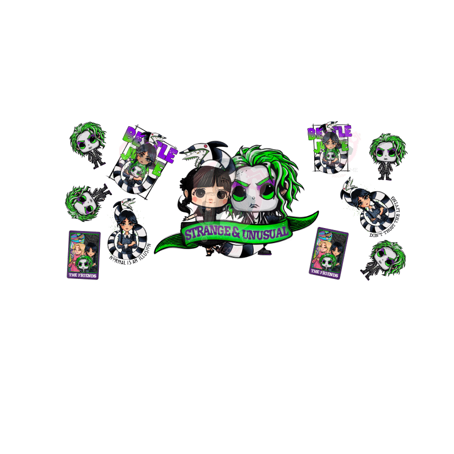 beetle and friends Beetle and Friends Libbey Wrap 16 oz UVDTF - Image 1