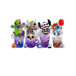 Alien Spooky Coffee Libbey Wrap UVDTF