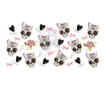 Pink Calaveras Sublimation Wrap 16oz