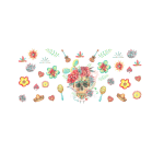 Dia De Muertos 04 Libbey Wrap UVDTF