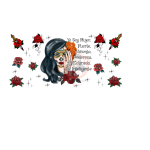 Dia De Muertos 05 Sublimation Wrap 16oz