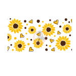 Sunflower 03 Sublimation Wrap 16oz