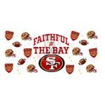 Football 001 Sublimation Wrap 16oz