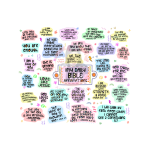 Bible Affirmations Sublimation Tumbler Wrap 20oz