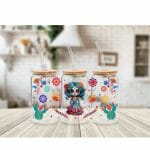 Catrina 08 Libbey Cup with UVDTF