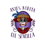 Antes Muerta Que Sencilla Heat Transfer Vinyl Print
