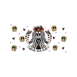 Starbies Catrina Sublimation Wrap 16oz