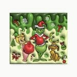 Inflated Green Cartoon 01 Tumbler Wrap 20oz