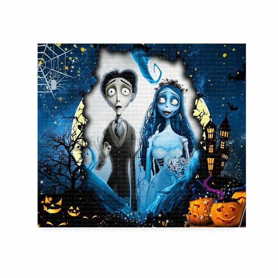Untitled design - 2023-09-21T200052.422 Corpse Couple Tumbler Wrap 20oz - Image 1