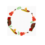 Folklorico UV Lid Decal