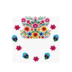 Floral 001 UV Lid Decal