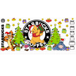 Christmas Starbies P-01 Libbey Wrap UVDTF
