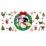 Christmas K And Friends 01 Libbey Wrap UVDTF