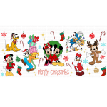 Christmas M And Friends 01 Libbey Wrap UVDTF