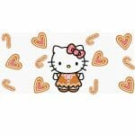 Gingerbread Kitty Sublimation Libbey Wrap 16oz