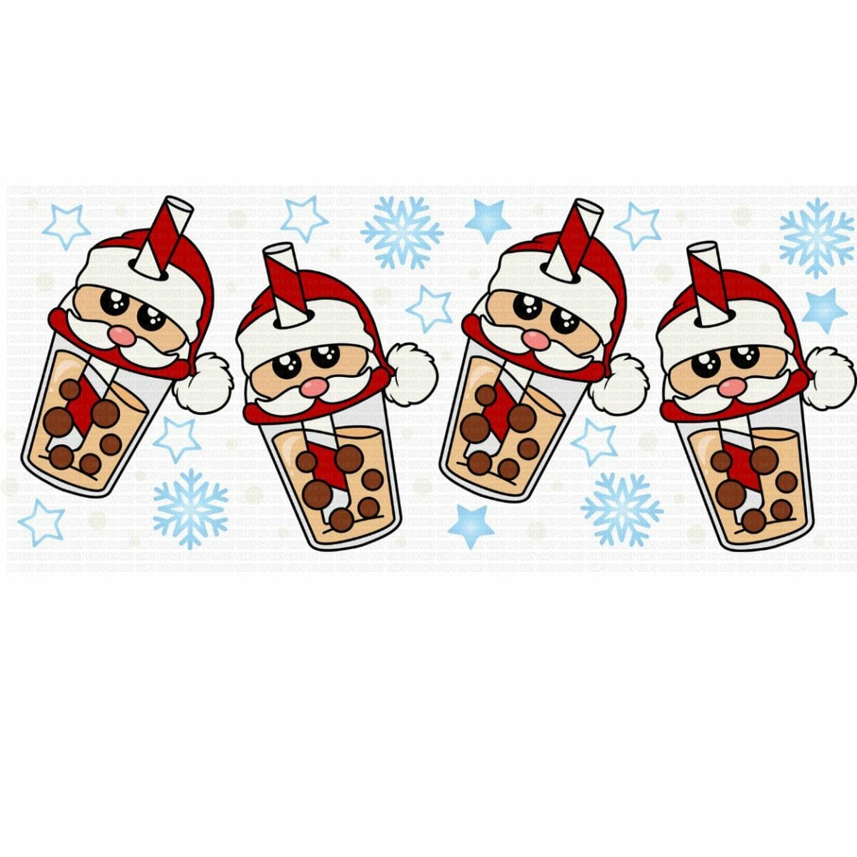 Santa UVDTF Cup Wraps 