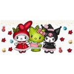 Kawaii Festive Friends 01 Sublimation Libbey Wrap 16oz