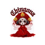 Catrina Chingona Red UVDTF Decal