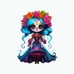 Catrina 004 UVDTF Decal