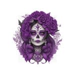 Catrina 007 UVDTF Decal