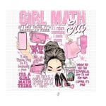 Math 01 Sublimation T-shirt Transfer Print