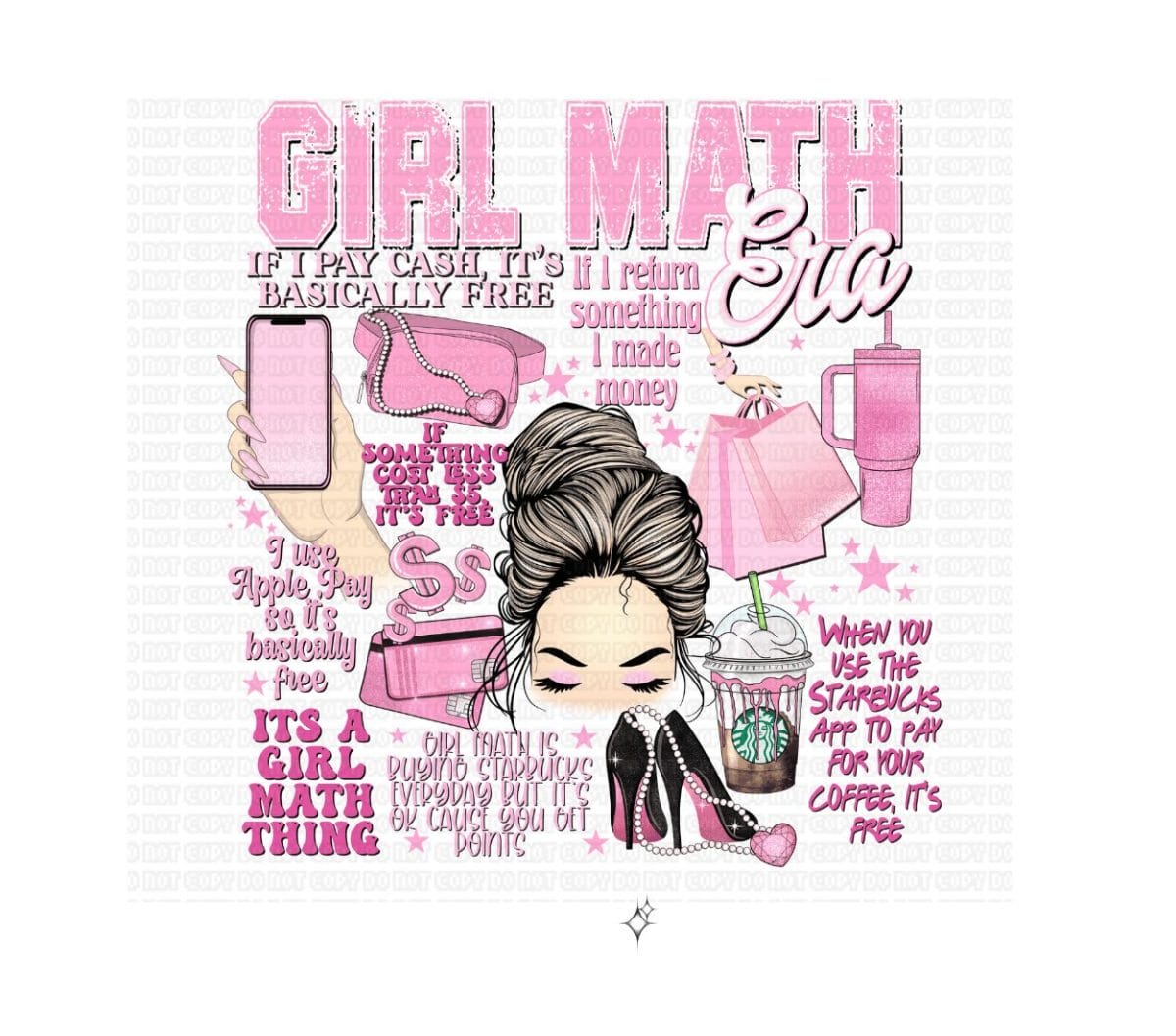 Copy of Untitled - 2023-11-15T170122.721 Math 01 Sublimation T-shirt Transfer Print - Image 1