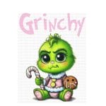 Grinchy Milk and Cookies Transfer Vinyl Print