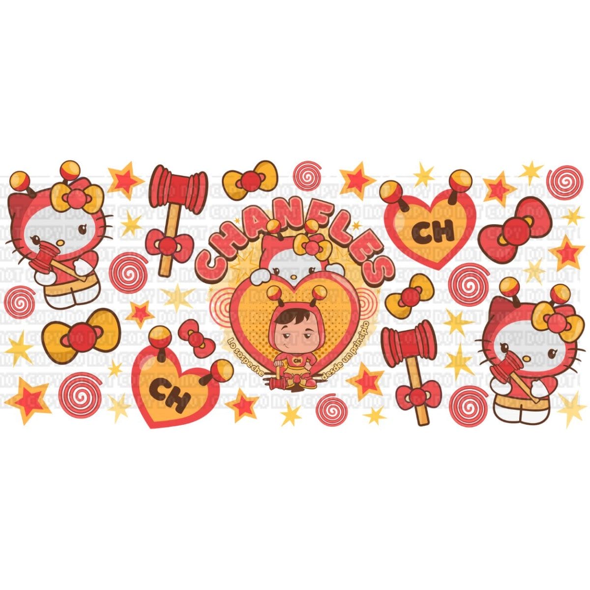 $15 LIBBEY CUP WITH UVDTF WRAP (24) Chanfle Libbey Wrap - Image 1