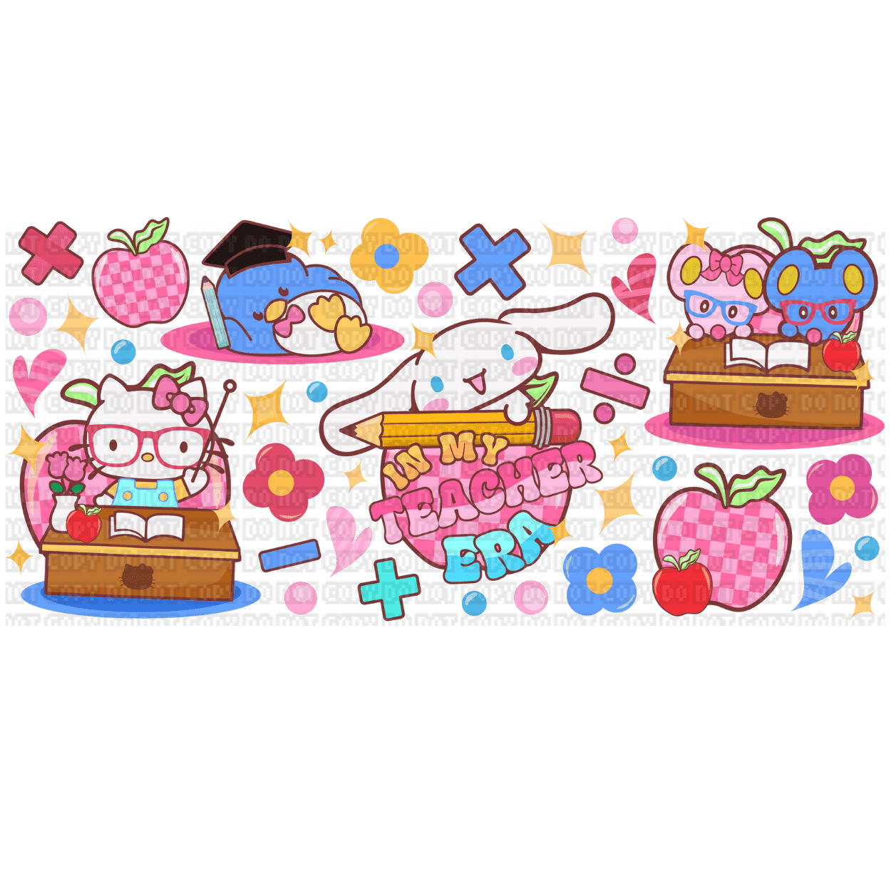 $15 LIBBEY CUP WITH UVDTF WRAP (38) Teacher10 Libbey Wrap - Image 1